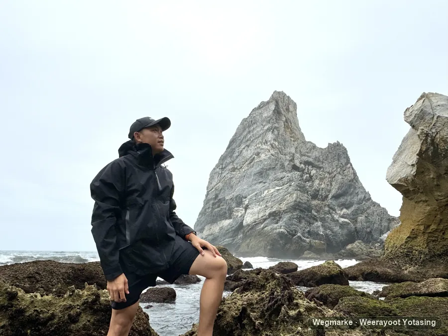 Walking among Atlantic rocks