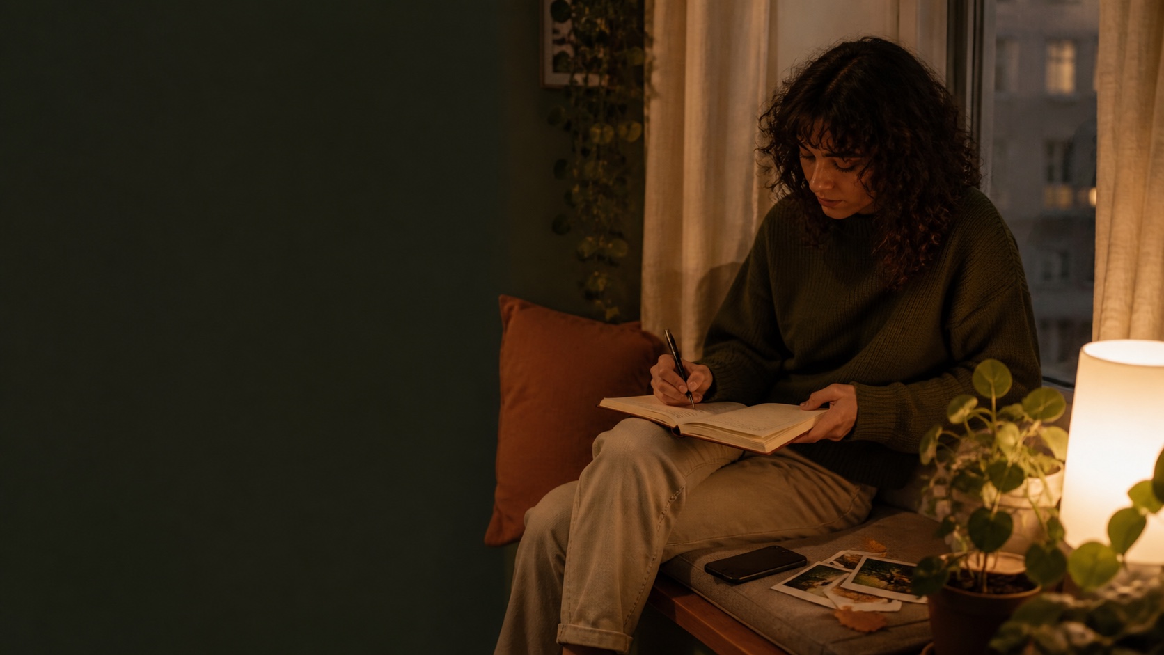 A private journal being written at home